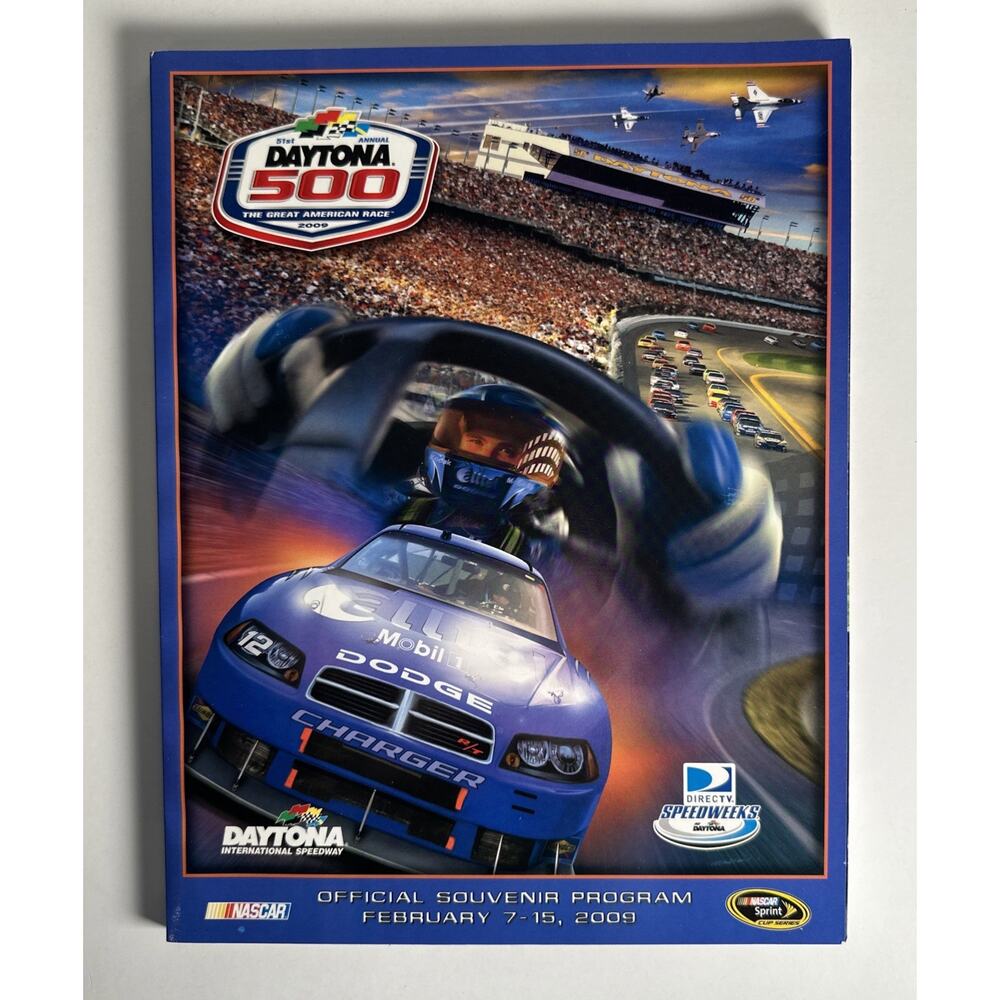 NASCAR Feb 7-15 2009 Daytona 500 51st Annual Runing Official Souvenir Program